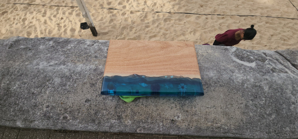 Fluorescent Opals Serving Board