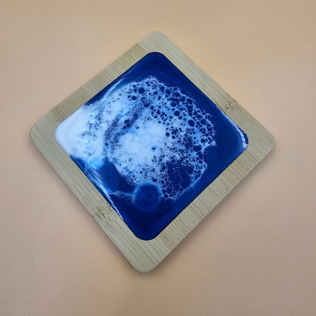 Resin and Wood Square Coasters Range
