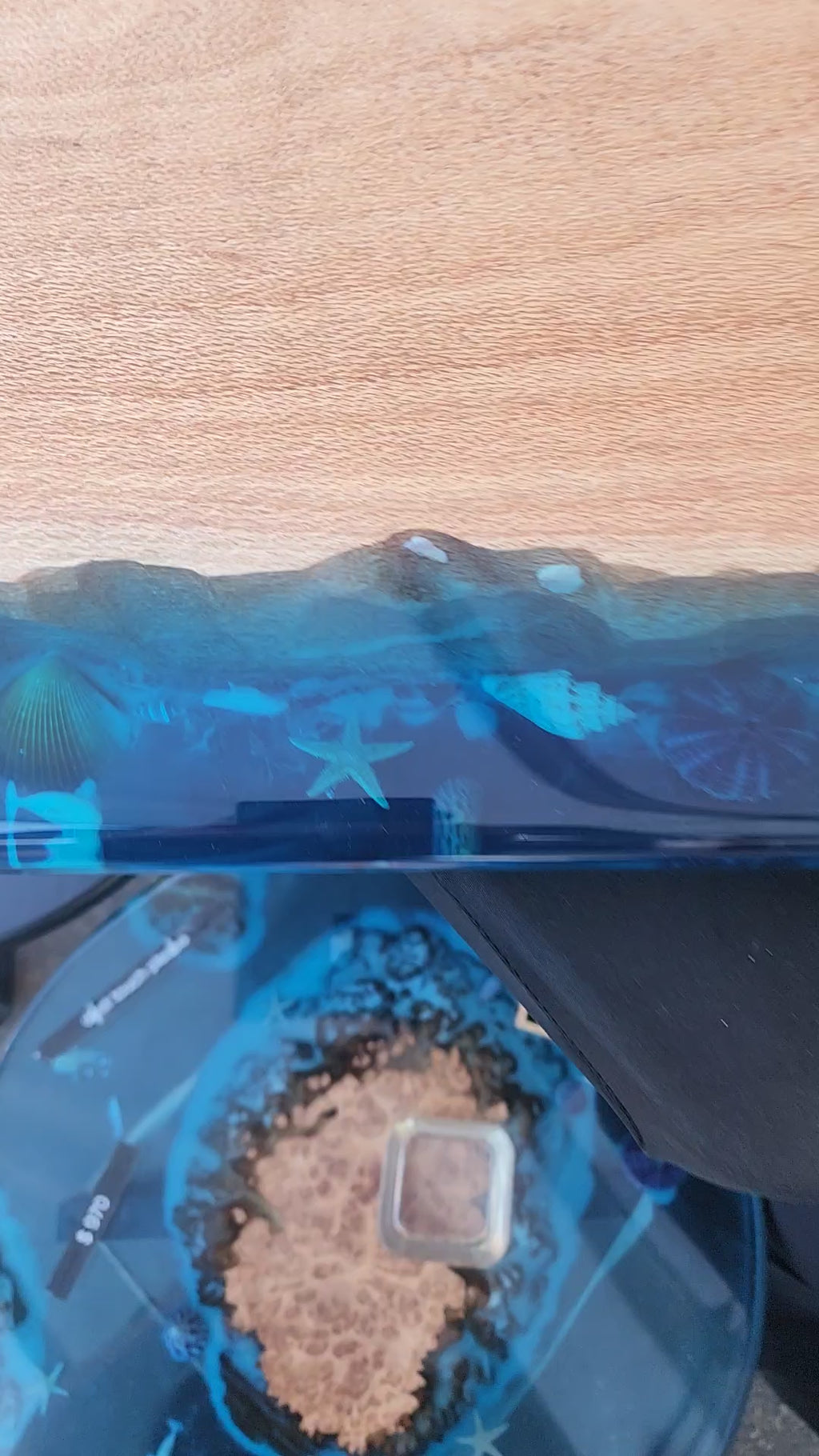 Fluorescent Opals Serving Board
