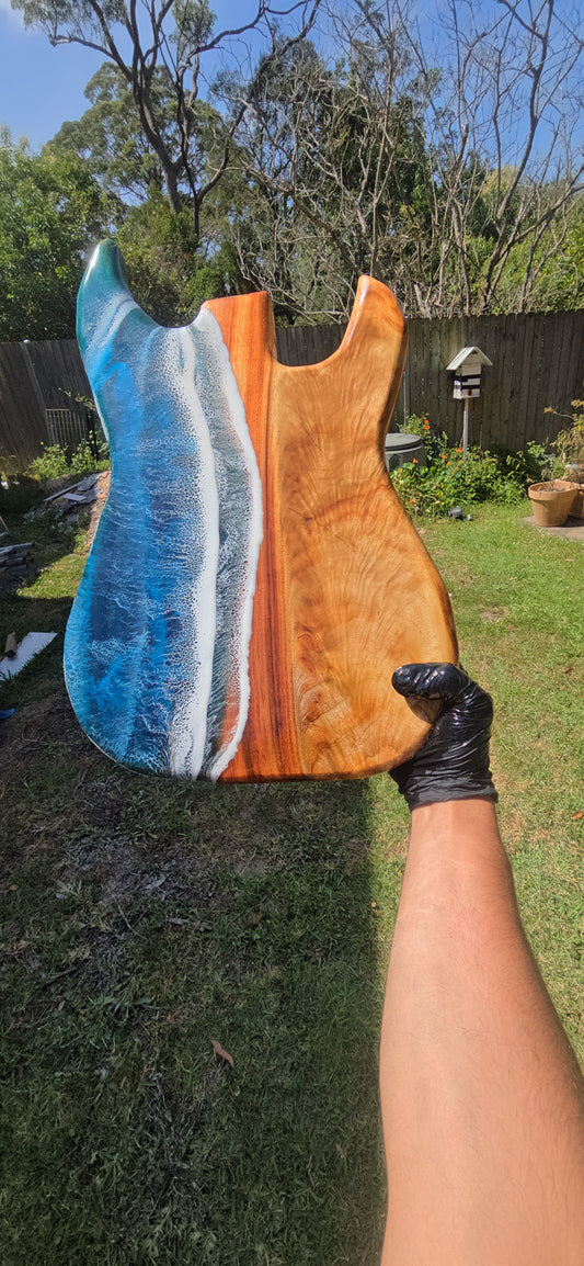Epoxy resin Wave guitar