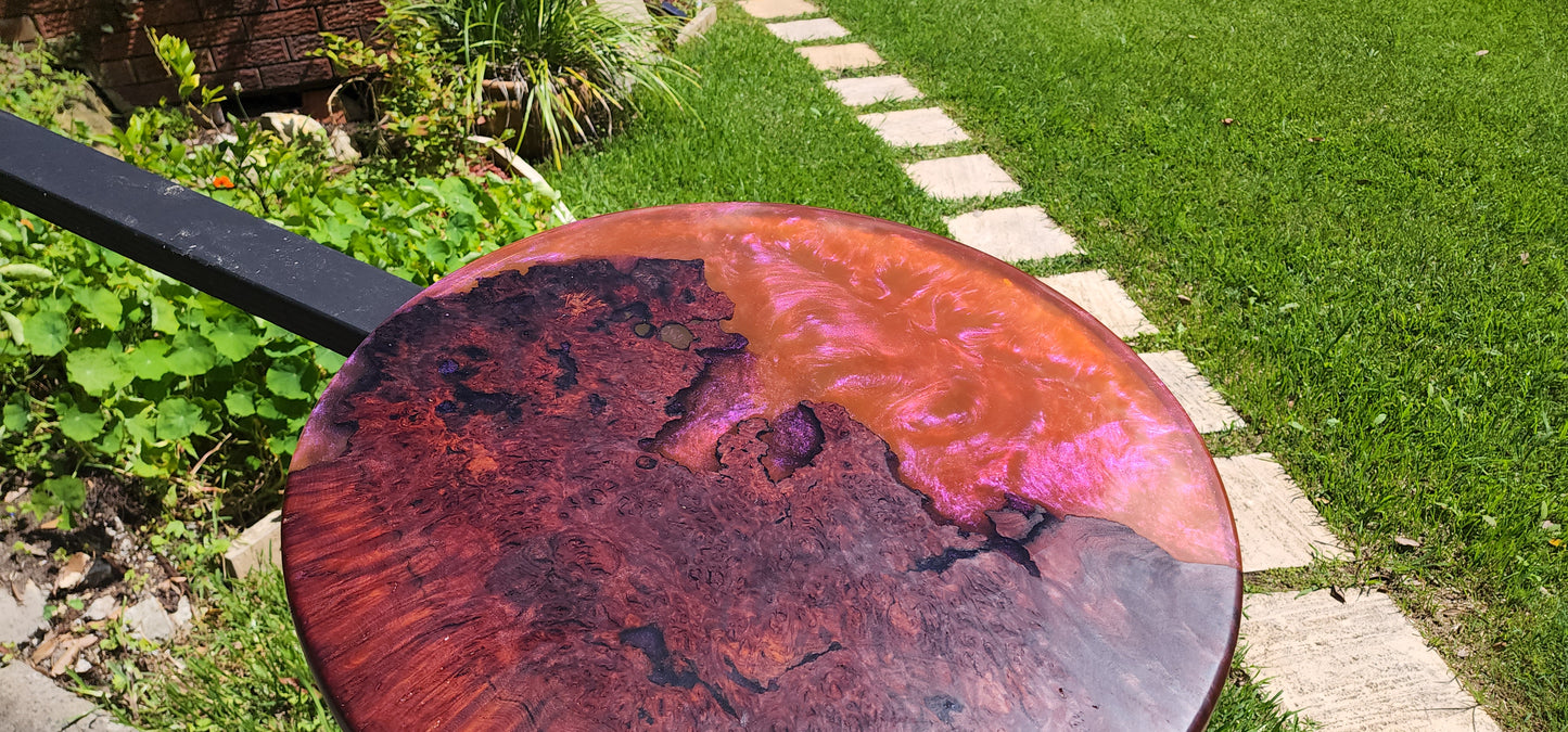 Jarrah burl coffee table