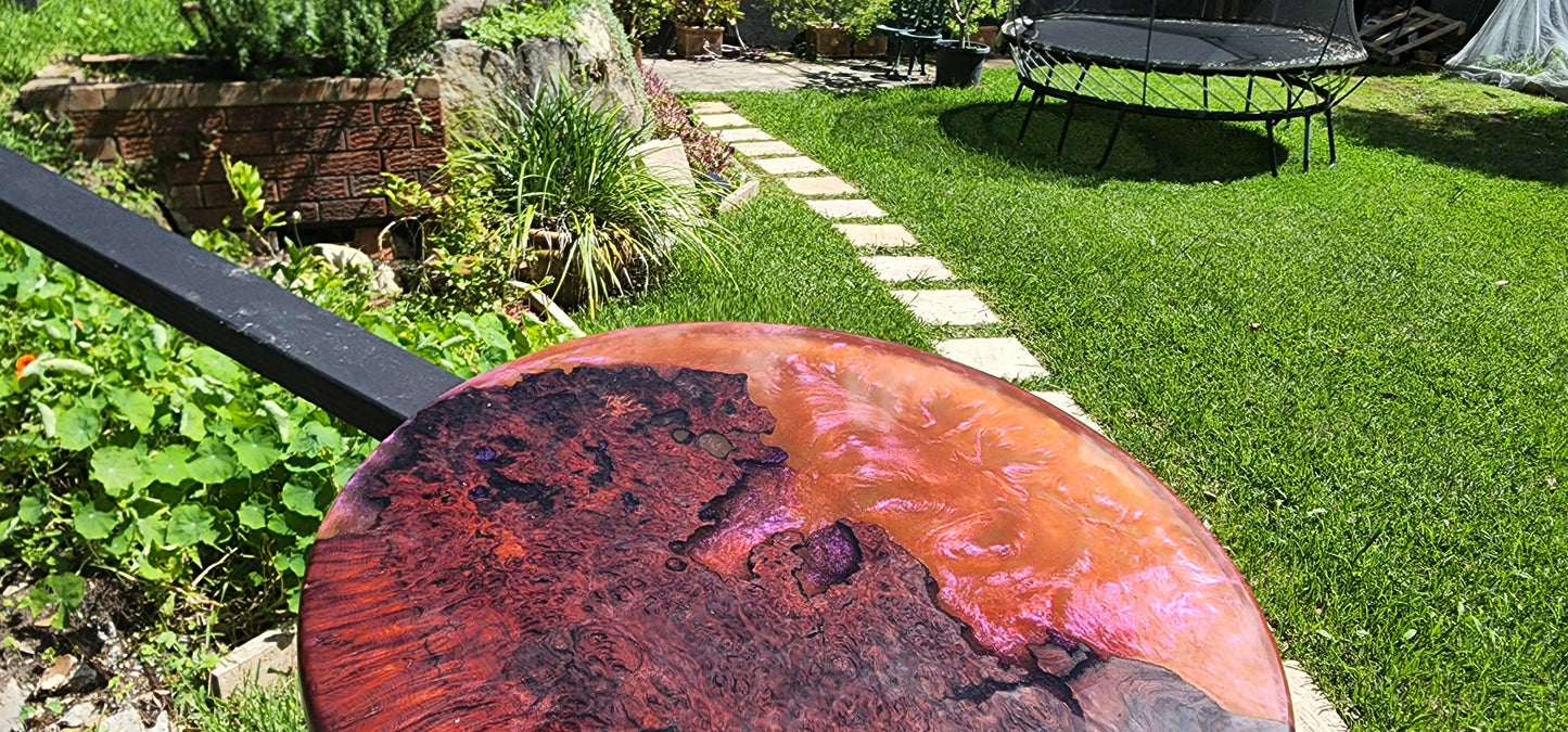 Jarrah burl coffee table