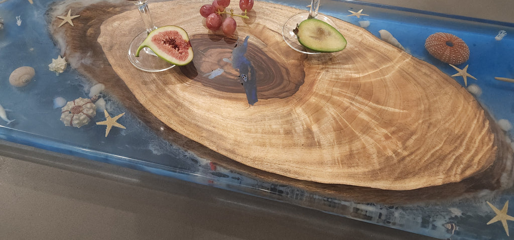 Cheese Plate - Glow-in-the-dark ocean life