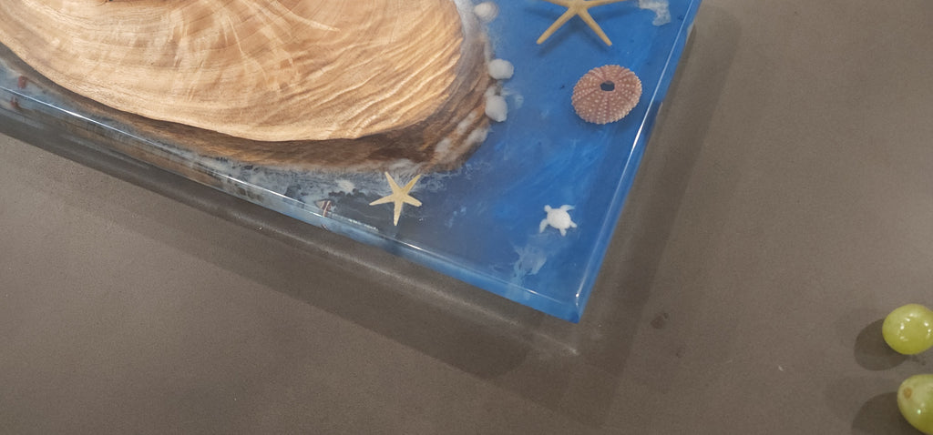 Cheese Plate - Glow-in-the-dark ocean life