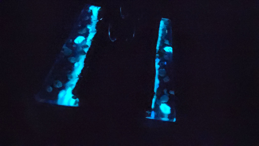 Serving Board - Glow-in-dark epoxy
