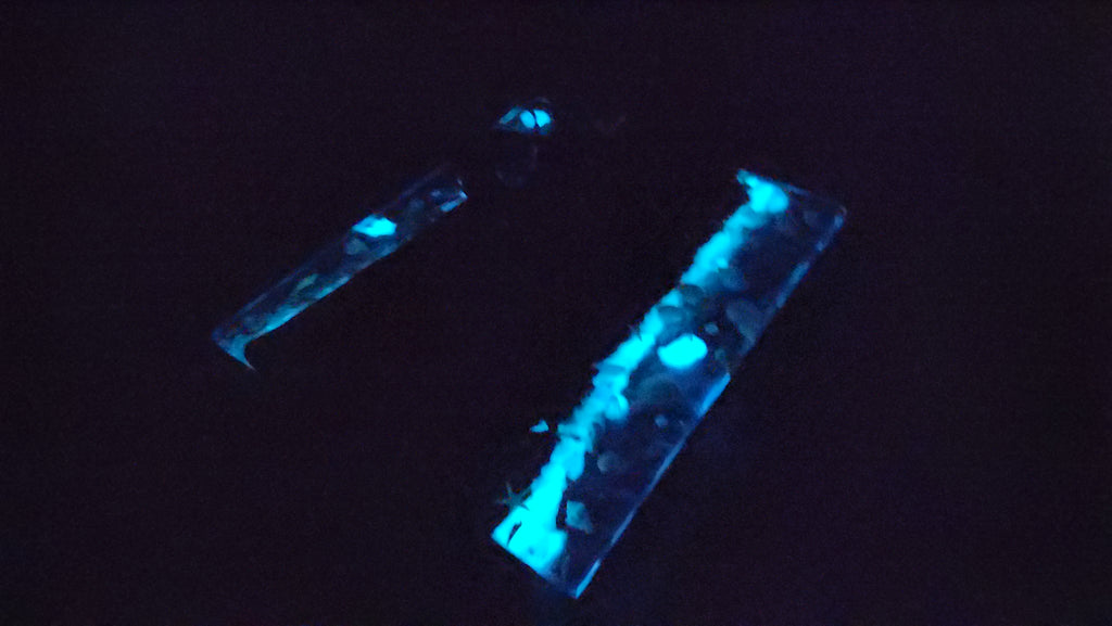 Serving Board - Glow-in-dark epoxy