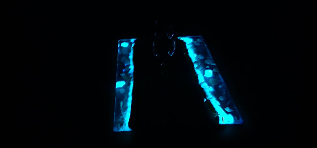 Serving Board - Glow-in-dark epoxy