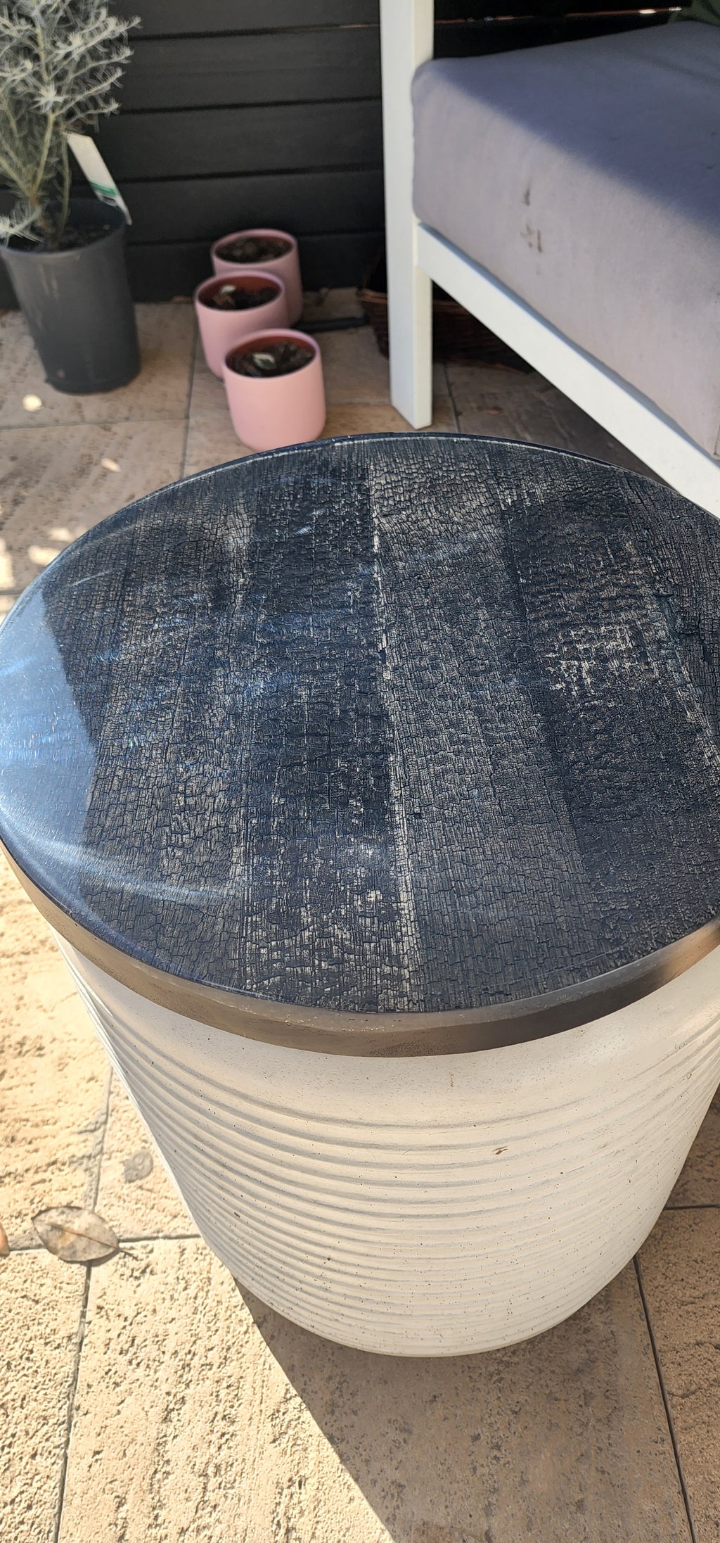 Fire + Epoxy resin river table