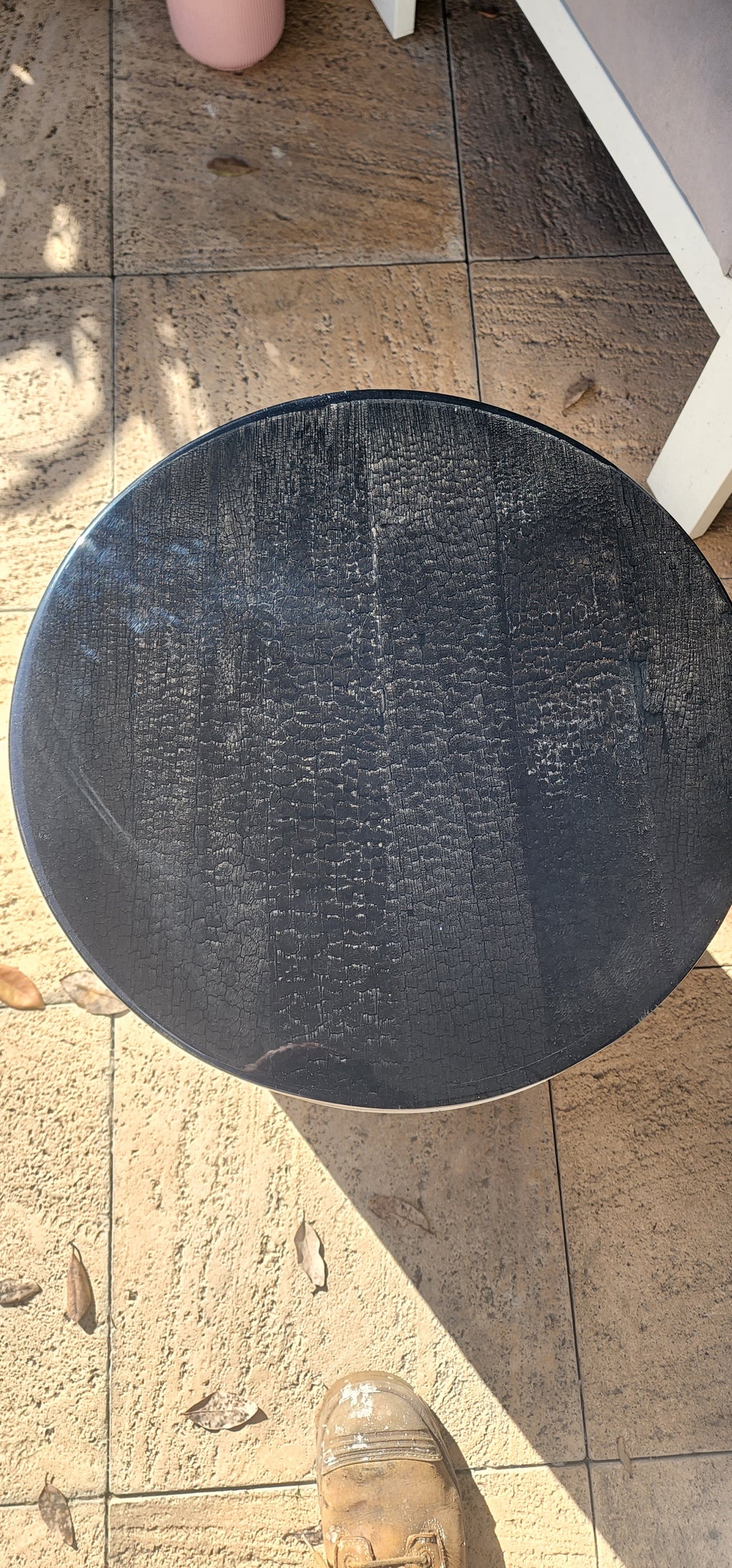 Fire + Epoxy resin river table
