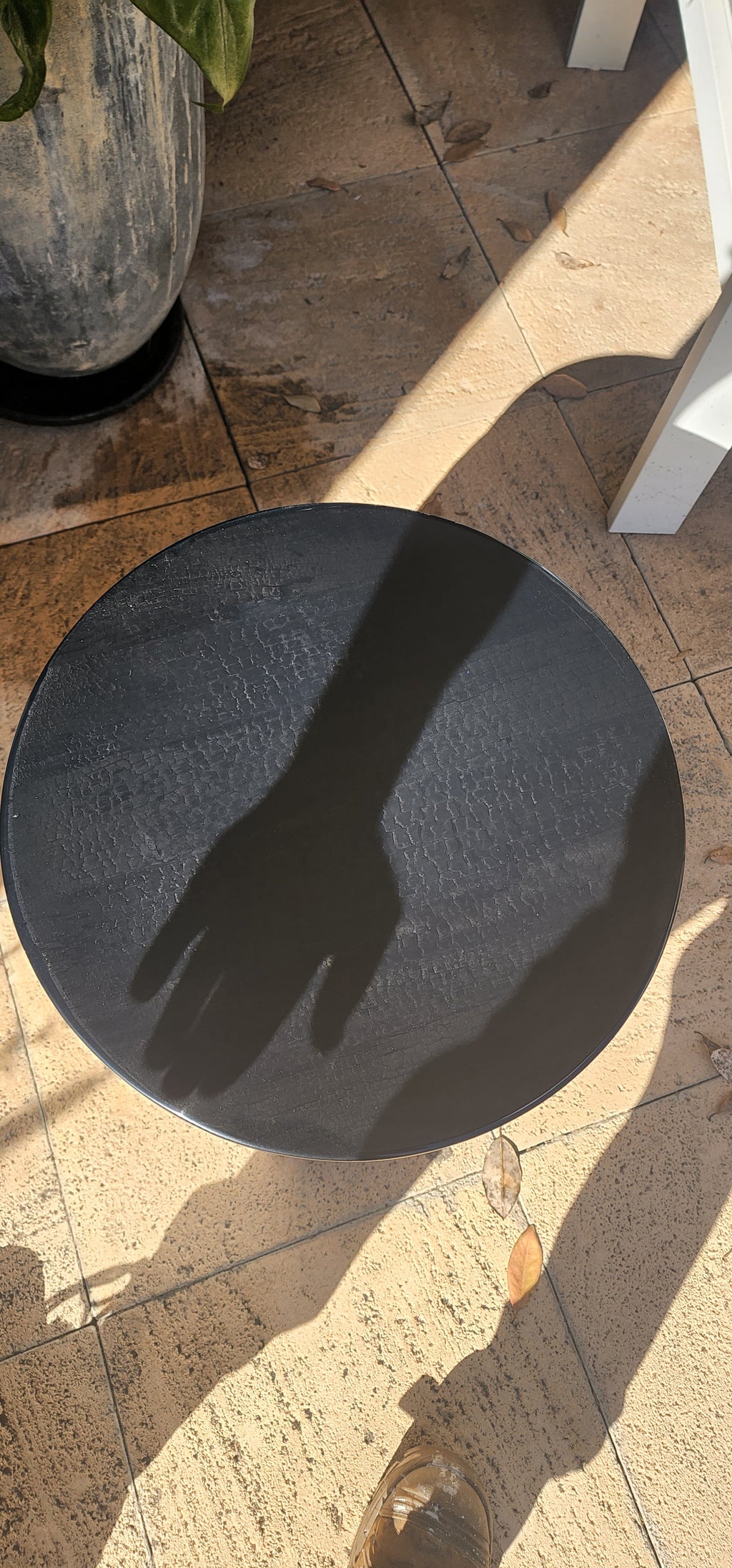 Fire + Epoxy resin river table