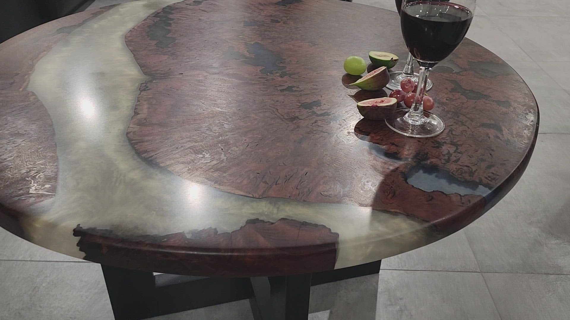 Jarrah deals burl table